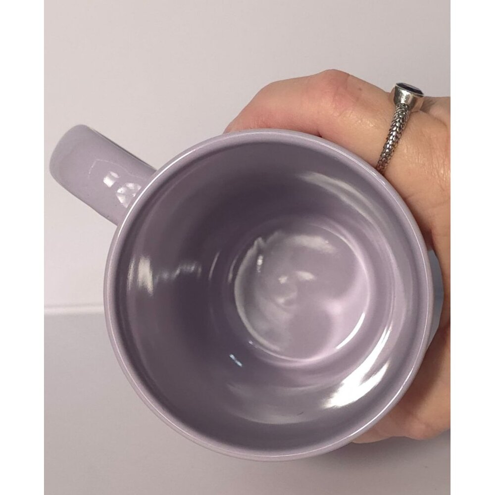 Starbucks 2023 Purple Haze Red Ribbon Waves 16oz Ceramic Coffee Mug Cup - Picture 4 of 5